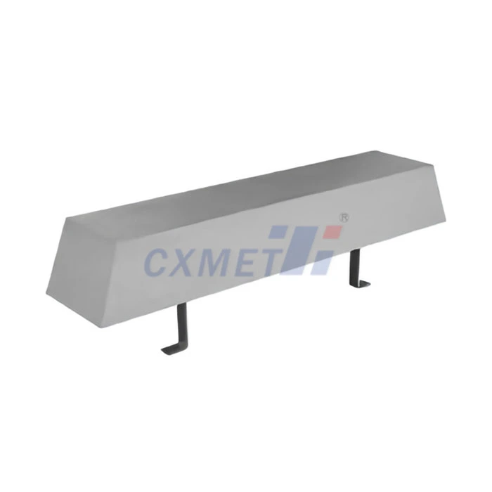 Slender Stand-Off Aluminum Anode With Cow Horn Tubular Insert supplier