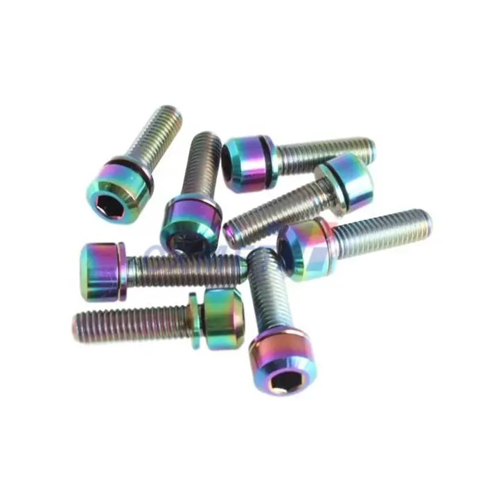 Titanium GR5 bolt for bicycle factory